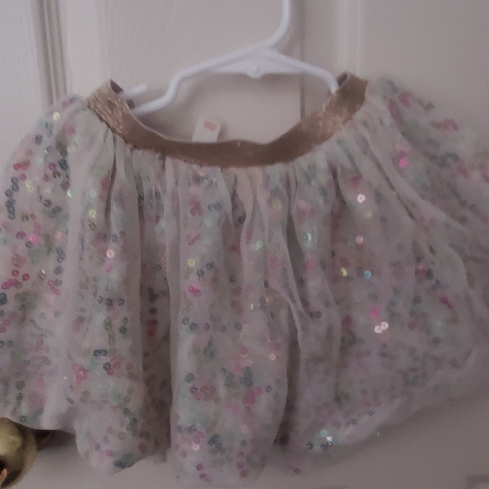 Cat and jack sequin skirt